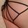 Rene Rofe Crotchless Knickers with Cage Back