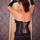 Sweet Streak Parisian Ruffles Lace-Up Basque G-String and Skirt Set