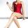 Sweet Streak Simple Radiance Diamante Corset Style bustier Set