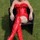 Sweet Streak Parisian Ruffles Lace-Up Basque G-String and Skirt Set