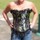 Sweet Streak Royal Brocade Lace-Up Corset Style Bustier Set