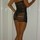 Dreamgirl Red Diamond Strapped Lycra Net Halter Babydoll