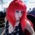 Glam wig - Red