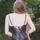 Showing the back