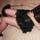 Sweet Streak Lace Bustier Skirt and G-String with sooooooothing feather!!