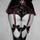 Sweet Streak Boudoir Bows Corset Style Bustier Set