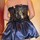 Sweet Streak Royal Brocade Lace-Up Corset Style Bustier Set