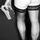 Gabriella Lace Top Hold Up Stockings with Back Seam