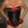 Sweet Streak Boudoir Bows Corset Style Bustier Set