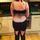 Music Legs Stretch Nylon Mini Dress