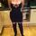 Music Legs Stretch Nylon Mini Dress