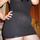 Music Legs Bow Front Mini Dress