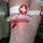 Nurse Costume Garter with Injection pen. Music Legs Diamond fishnet Sexy Nurse Stockings