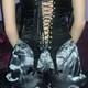 Sweat streak widows corset and bloomers-back