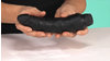 Black Jelly Vibrator 8 Inch