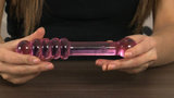 Lovehoney Sensual Glass Ribbed Dildo