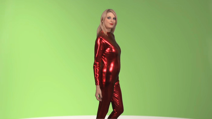 Fever Mistress Red Devil Zip-Up Catsuit