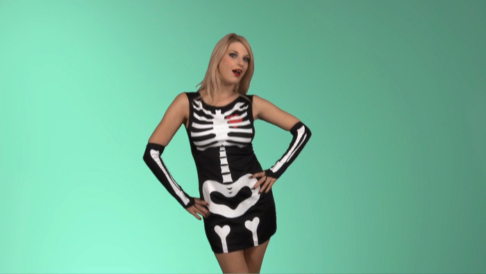 Fever Sexy Skeleton Halloween Costume