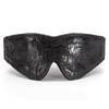 Bondage Boutique Black Rose Faux Fur Lined Blindfold