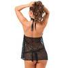 Lovehoney Unwrap Me Black Lace Babydoll