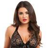 Lovehoney Unwrap Me Black Lace Babydoll