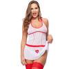 Lovehoney Fantasy Bedside Babe Backless Sheer Nurse Outfit