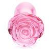 Lovehoney Full Bloom Rose Sensual Glass Butt Plug