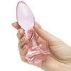 Lovehoney Full Bloom Rose Sensual Glass Butt Plug