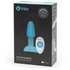 b-Vibe Petite Remote Control Rechargeable Blue Vibrating Rimming Butt Plug