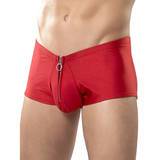 Male Power Wet Look Zipper Shorts