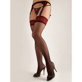 Cottelli Suspender Stockings with Embroidered Lace Tops