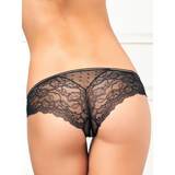 Rene Rofe Sheer Polka Dot Crotchless Knickers