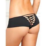 Rene Rofe Crotchless Knickers with Lace Up Back