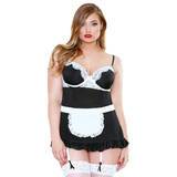 Fantasy Curve Plus Size Sexy French Maid Outfit