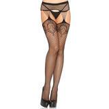 Leg Avenue All-in-One Fishnet Garter Belt and Stockings