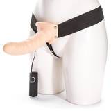 The Extender Plus Vibrating Hollow Strap On 8 Inch