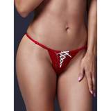 Baci Lingerie Sexy Red Lace Up G-String