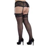Lovehoney Plus Size Sheer Back Seam Stockings