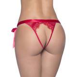 Oh La La Cheri Crotchless Red Tie Side Brief