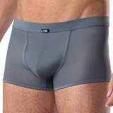 LHM Grey Microfibre & Mesh Boxer Shorts