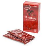 Ansell LifeStyles Ribbed Condoms (12 Pack)