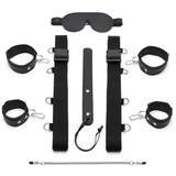 DOMINIX Deluxe Leather Under Mattress Bondage Kit (7 Piece)