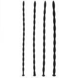 SINNER Silicone Ribbed Urethral Sound Set (4 Piece)