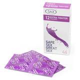 SAX Extra Tight 46mm Condoms (12 Pack)