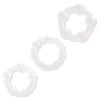 Lovehoney BASICS Triple Cock Ring Set (3 Pack)