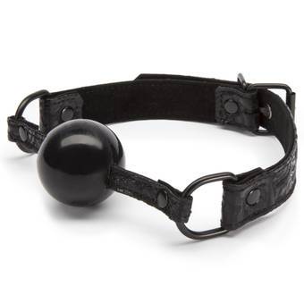 Bondage Boutique Black Rose Pleasure Large Ball Gag