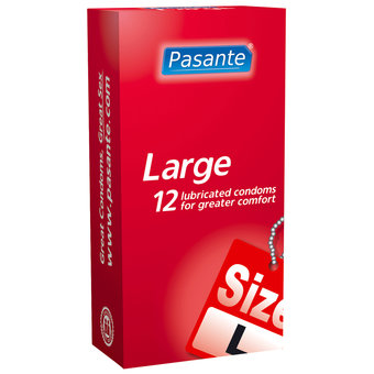 Préservatifs grande taille par Pasante (boîte de 12)