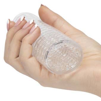 Lovehoney BASICS Textured Stroker Clear