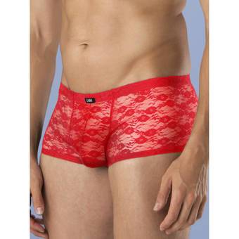 LHM Red Lace Boxer Shorts