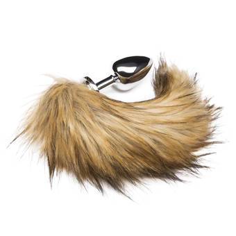 Bondage Boutique Stainless Steel Large Faux Fox Tail Butt Plug